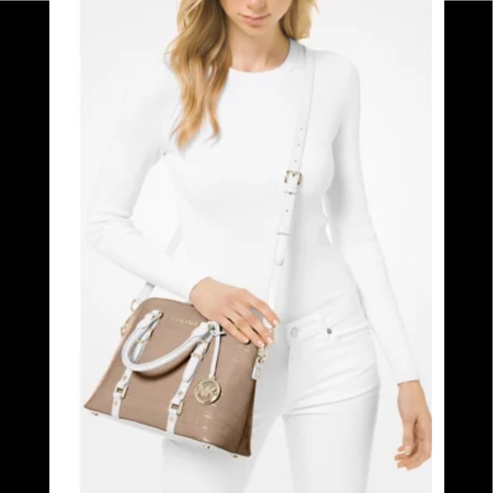 Michael Kors Bedford legacy md dome satchel - Picture 2 of 14
